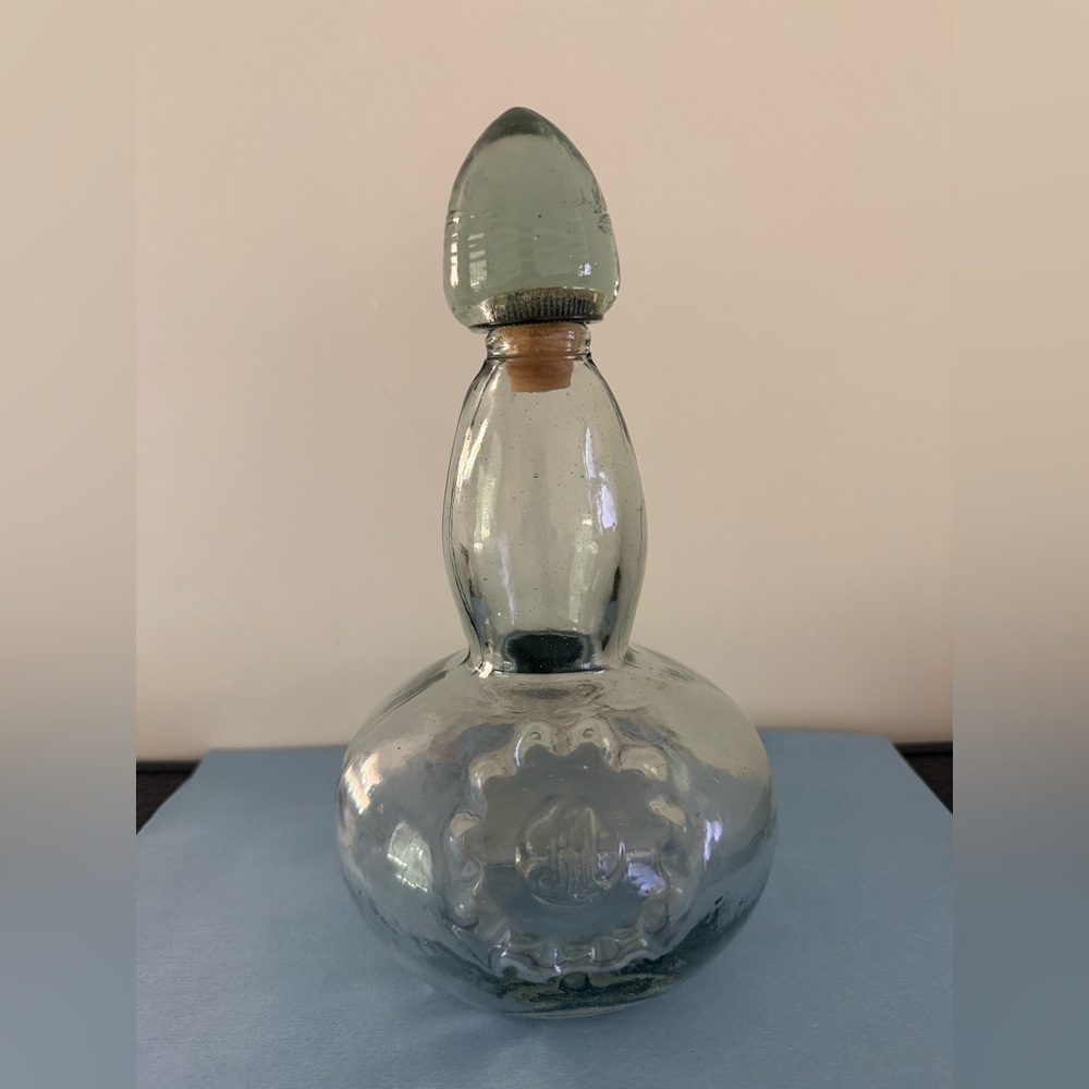 Handblown Clear Glass Decanter  AsomBroso Emthy
Bottle 750ml Hecho En Mexico